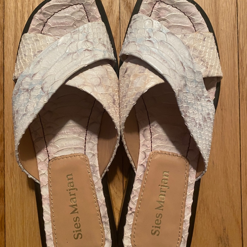 Sies Marjan Python Sandals - image 3